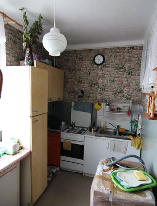 Kitchen Cramped and Cluttered Chaos