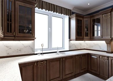 Classic Raised-Panel Cabinets In Seattle
