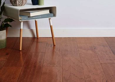Rigid Core Engineered Wood Bathroom Flooring in Seattle